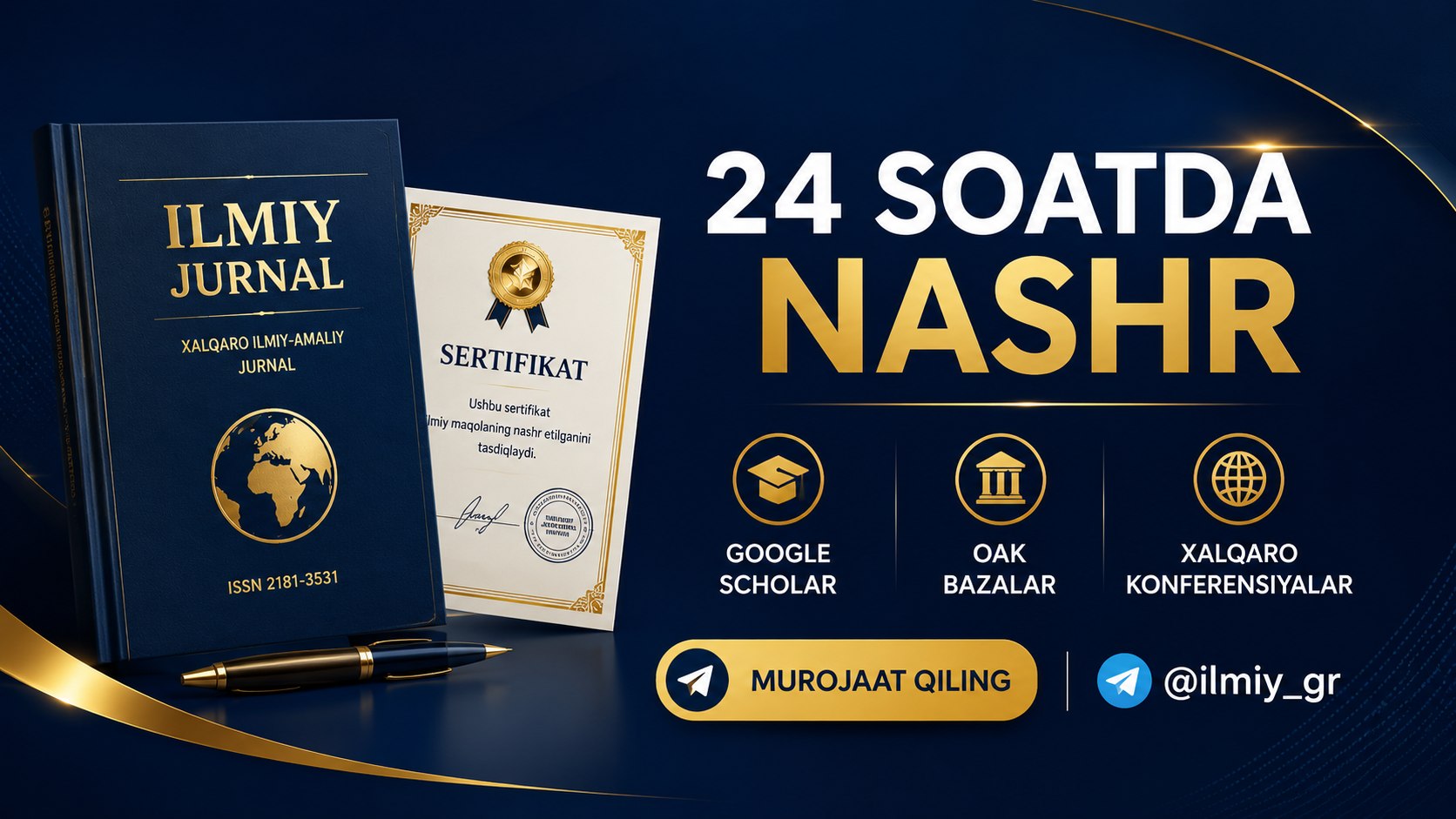 Ilmiy maqolalar nashr etish