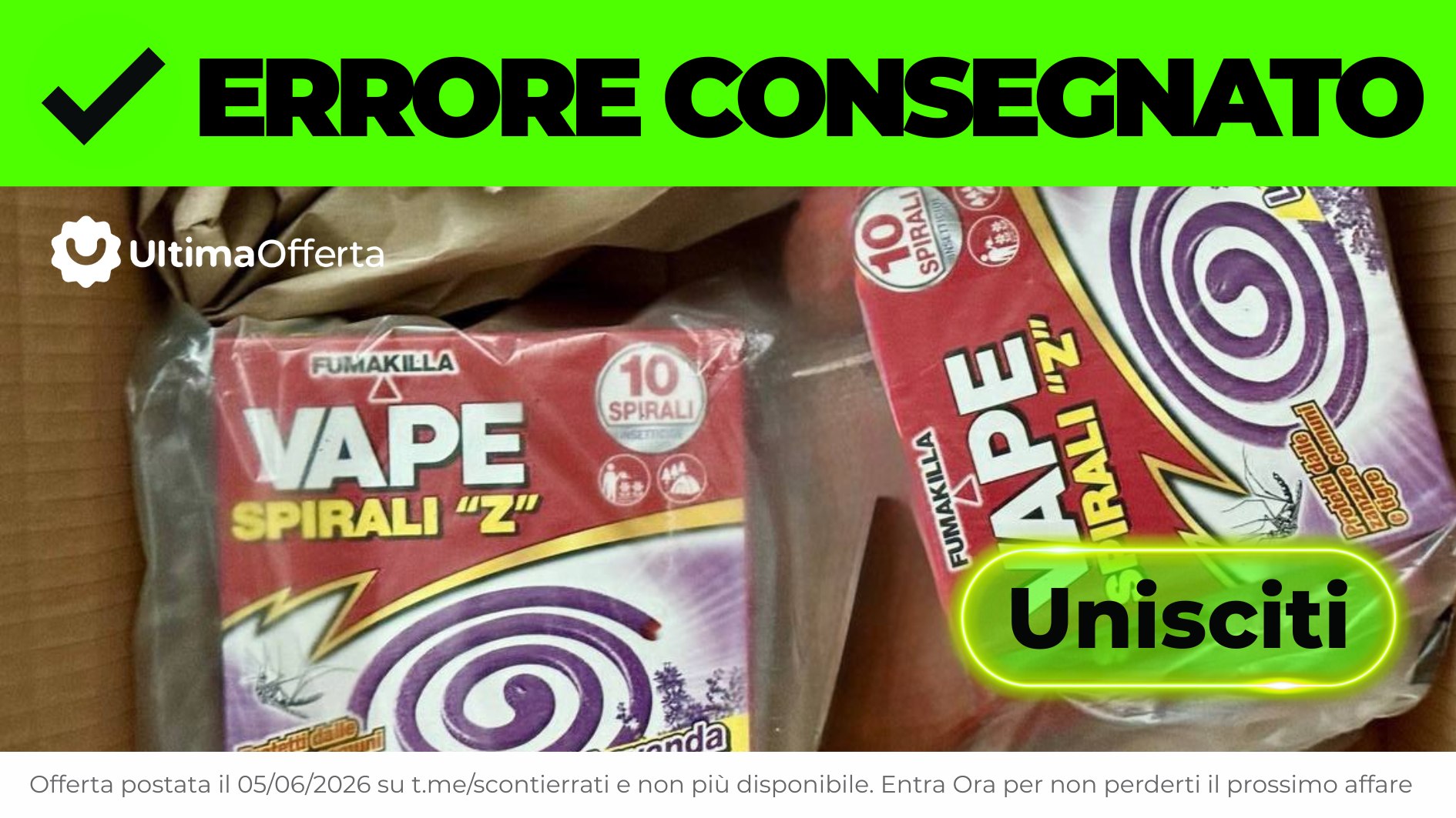 โผ๏ธERRORI DI PREZZO e Super Offerte