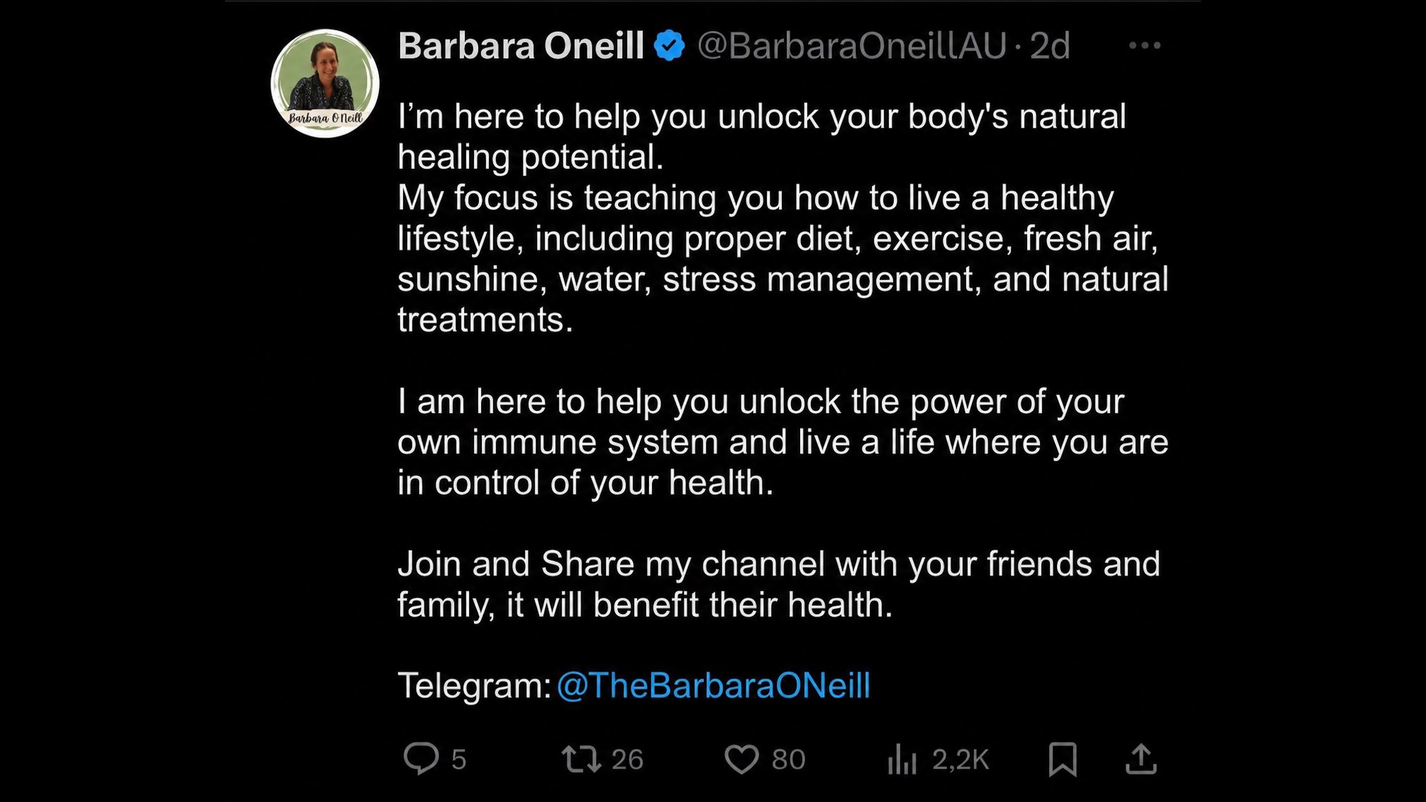 Barbara O’Neill