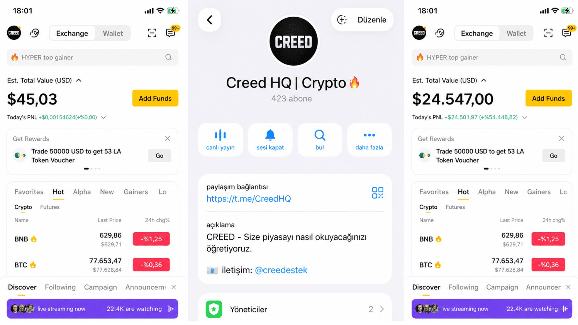 Creed HQ | Crypto