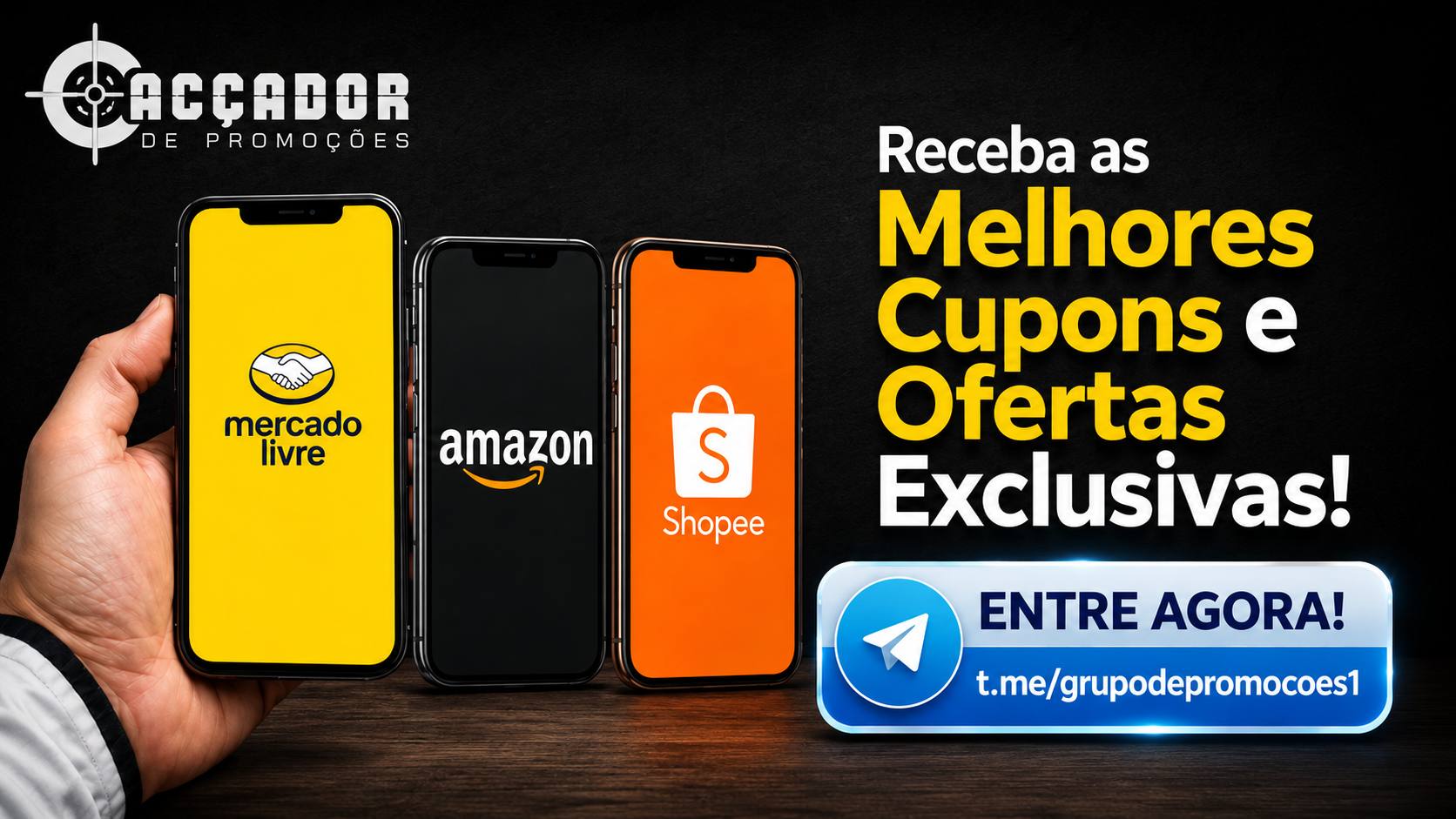 Caçador de Promoções, bugs, cupons e ofertas
