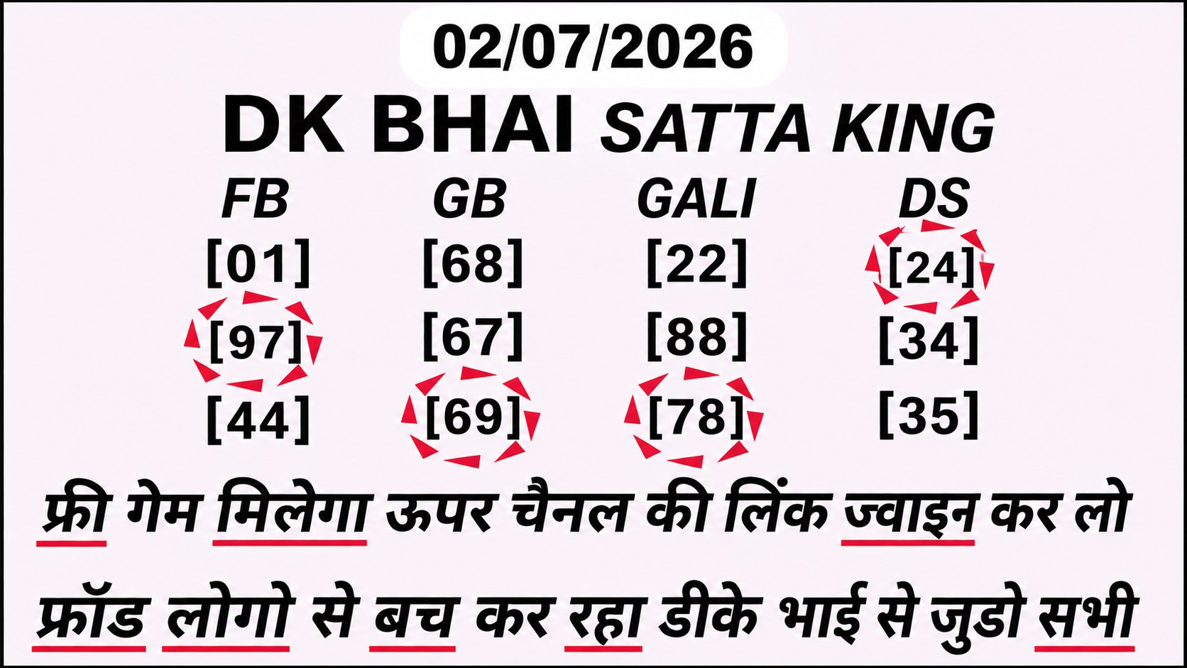 DK BHAI 1❤️ ( SATTA KING ) 👑💖