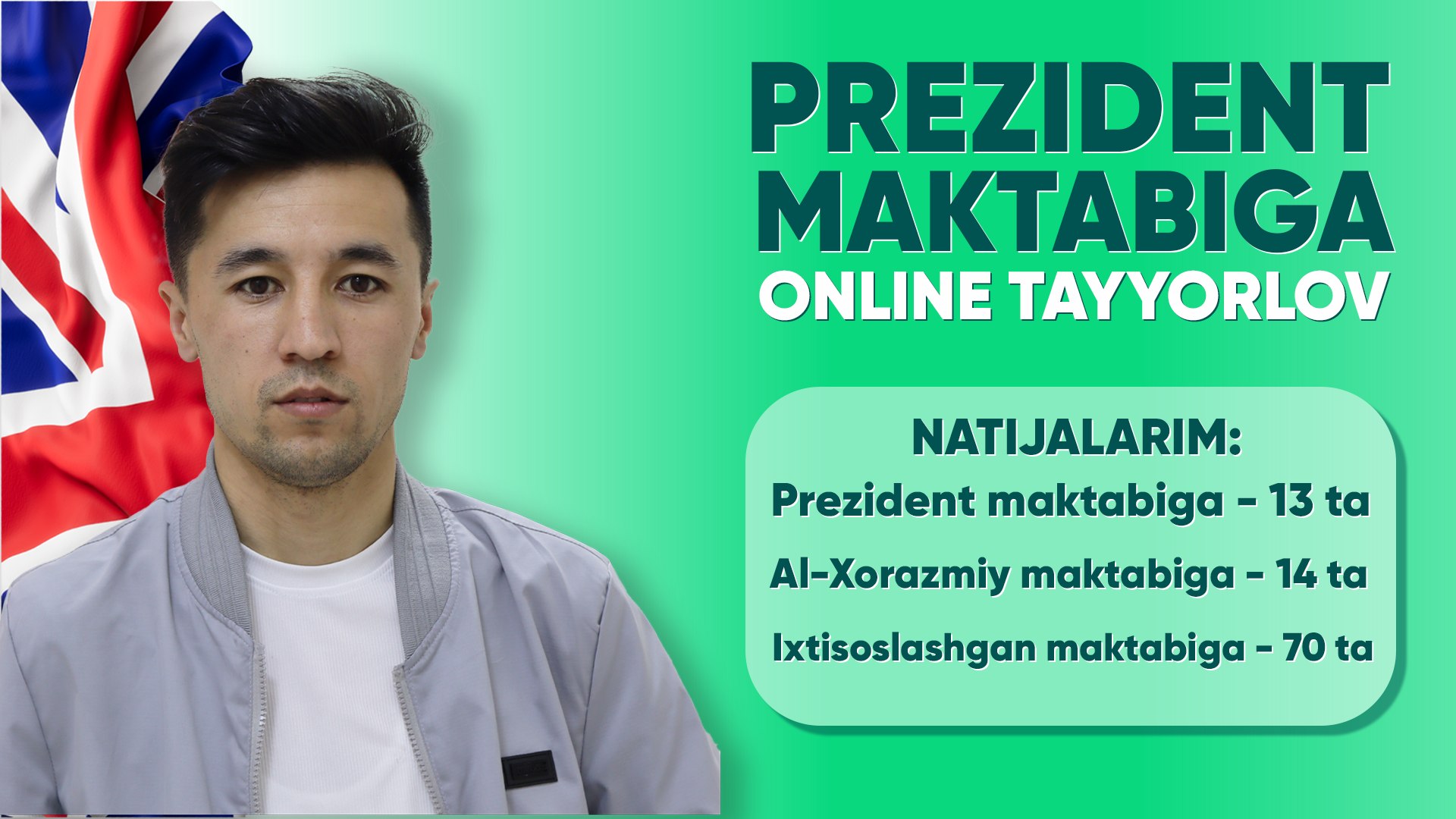 PREZIDENT MAKTABIGA TAYYORLOV