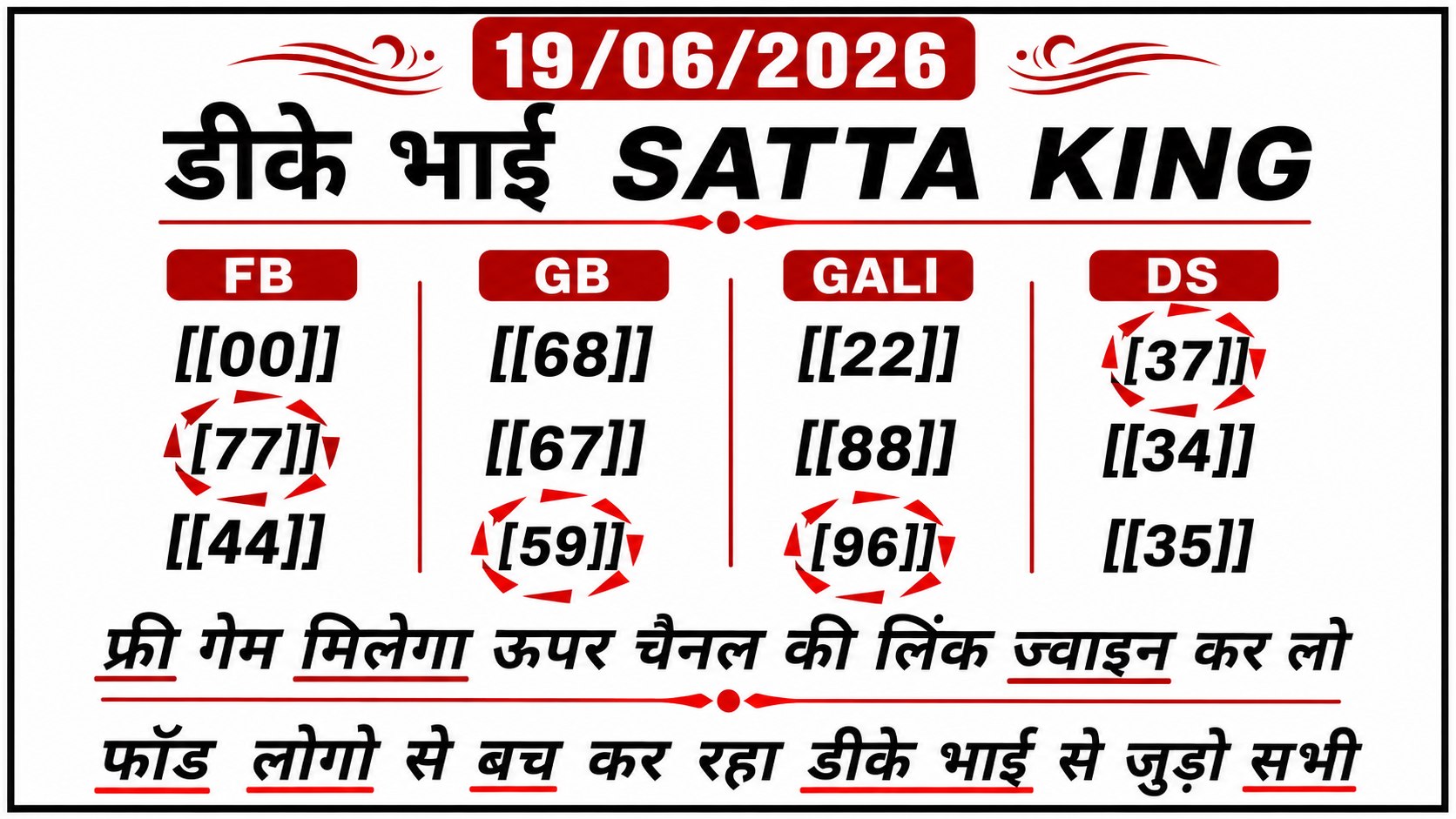 DK BHAI 1❤️ ( SATTA KING ) 👑💖
