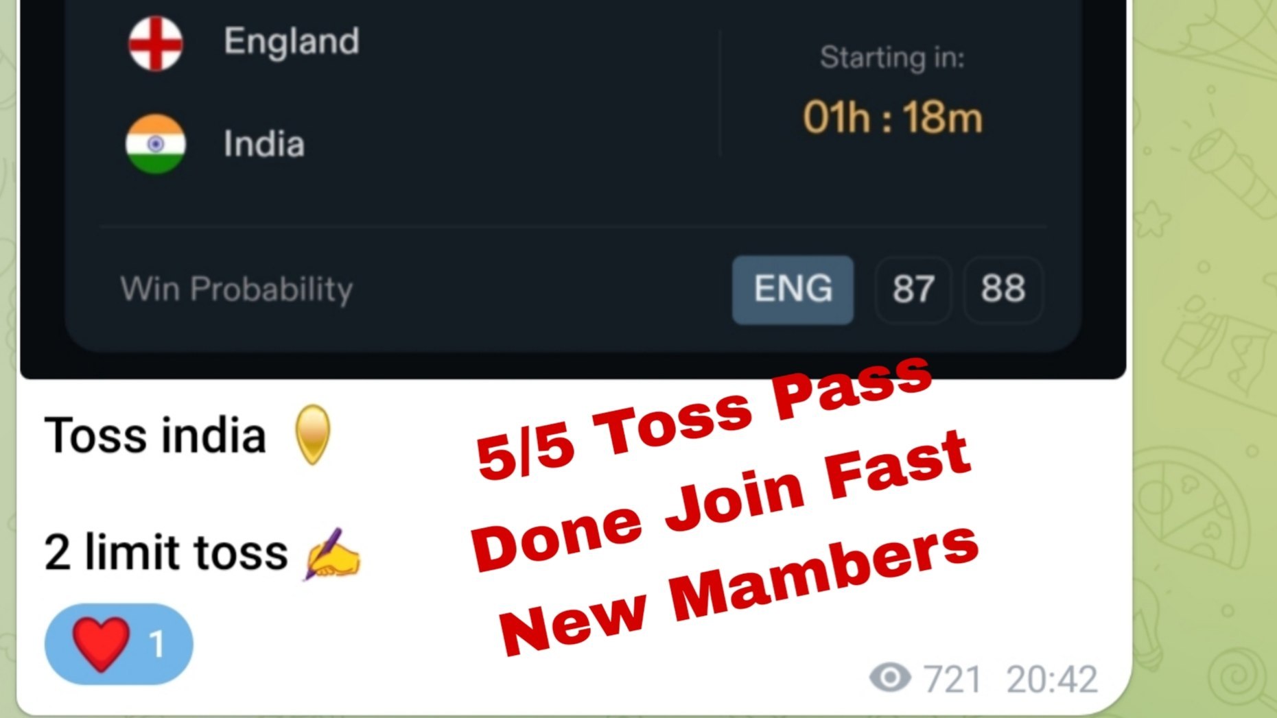 VIRAT BHAI PREDICTION ™