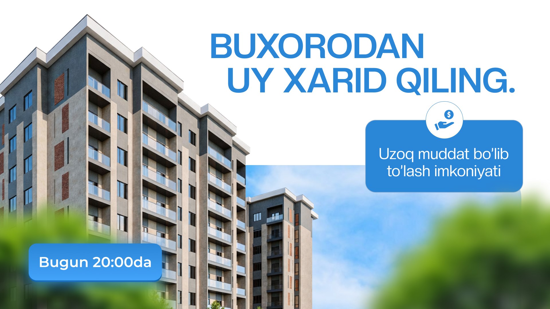 22-May | Mega House | Guliston-2 loyihasining Online taqdimoti | Buxoro