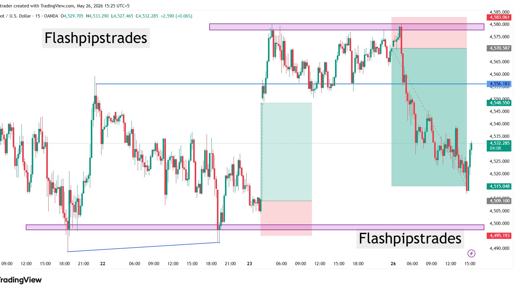 FlashPips trades ⚡