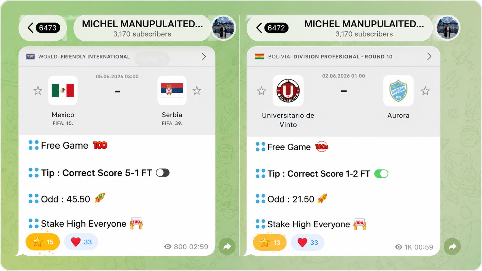 MICHEL MANUPULAITED GAME🇨🇭